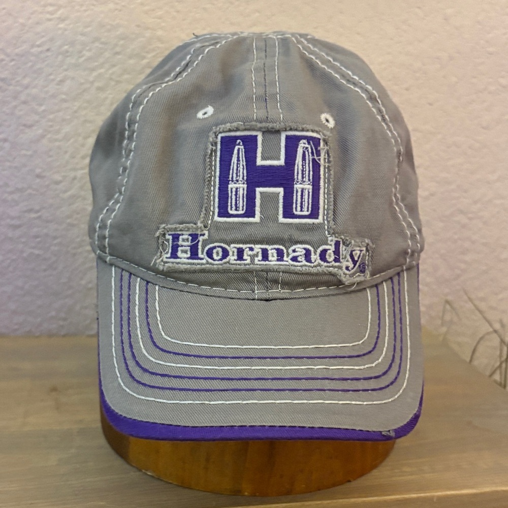 Women’s Gray and Purple “Hornady” Adjustable Cap.